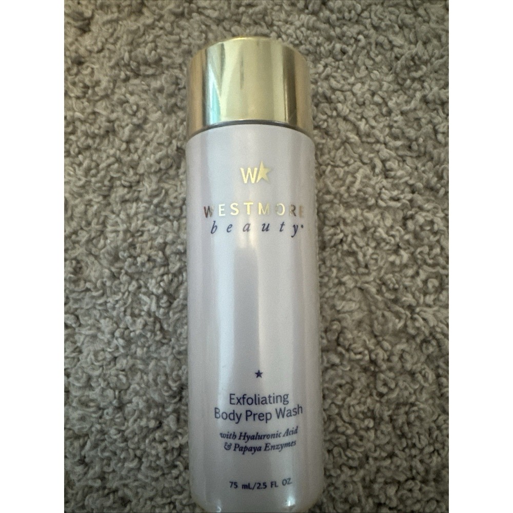 Westmore Beauty Exfoliating Body Prep Wash Hyaluronic Acid Papaya 2.5 Oz  SEALED